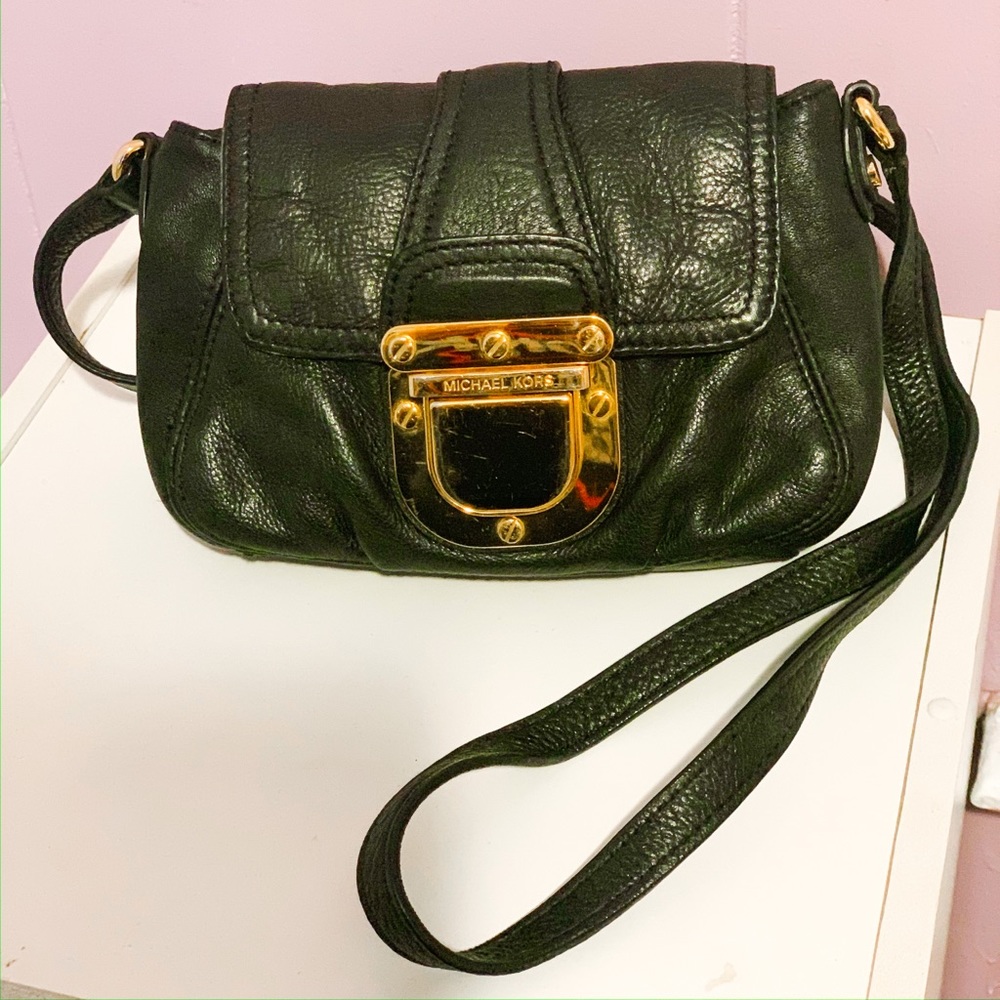 Gently Used - MICHAEL - MK Black Crossbody